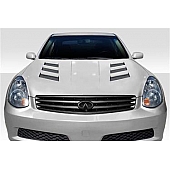 Extreme Dimensions Hood - Fiberglass Reinforced Plastic Black - AM-S - 113364