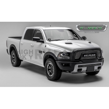 T-Rex Truck Products Bumper Grille Insert Overlay Polished Silver Aluminum - 254641-1