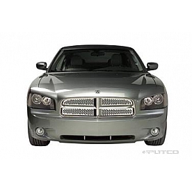Putco Grille Insert - Polished Stainless Steel Rectangular - 84332