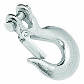 Fulton Trailer Winch Clevis Hook - Steel Silver 5/16 Inch - 44155