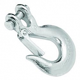 Fulton Trailer Winch Clevis Hook - Steel Silver 5/16 Inch - 44155