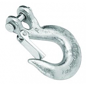 Fulton Trailer Winch Clevis Hook - Steel Silver 3/8 Inch - 44156