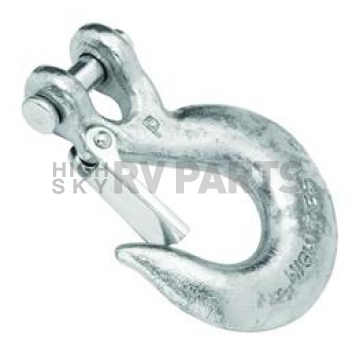 Fulton Trailer Winch Clevis Hook - Steel Silver 3/8 Inch - 44156