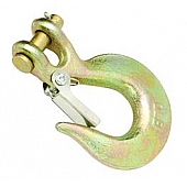 Fulton Trailer Winch Clevis Hook - Steel Silver 1/4 Inch - 44163