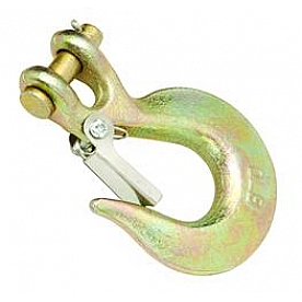 Fulton Trailer Winch Clevis Hook - Steel Silver 1/4 Inch - 44163