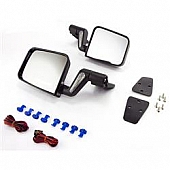 Rugged Ridge Exterior Mirror Manual Rectangular Set Of 2 - 1100220
