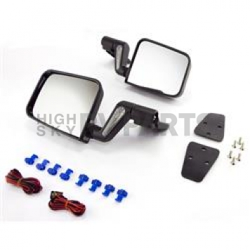 Rugged Ridge Exterior Mirror Manual Rectangular Set Of 2 - 1100220