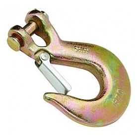 Fulton Trailer Winch Clevis Hook - Steel Silver 3/8 Inch - 44164