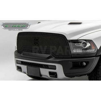 T-Rex Truck Products Grille Insert - Mesh Rectangular Black Powder Coated Mild Steel - 6714641BR
