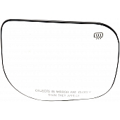Help! By Dorman Exterior Mirror Glass Rectangular Power Single - 56539