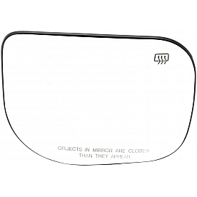 Help! By Dorman Exterior Mirror Glass Rectangular Power Single - 56539