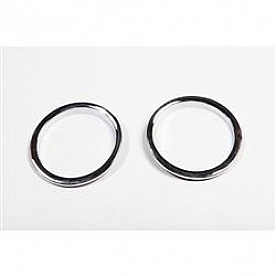 Rugged Ridge Parking Light Trim - Plastic Silver Set Of 2 - 1331122
