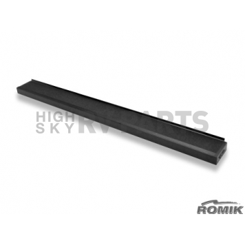 Romik USA Running Board Black Anodized Aluminum Stationary - 97382319