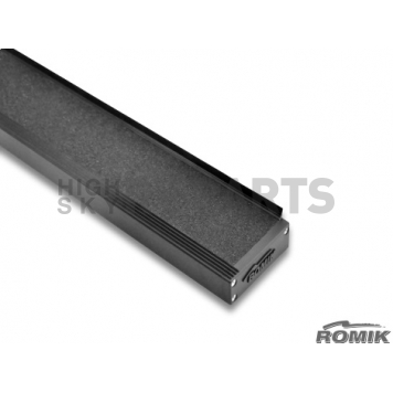 Romik USA Running Board Black Anodized Aluminum Stationary - 97382319-3