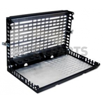 Warrior Products Tailgate Table - Painted Steel Frame/ Aluminum Panel Black - 2230