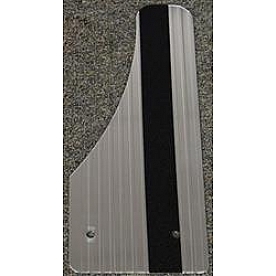 Owens Products Running Board Mud Flap Silver Aluminum - C7000SG