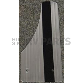 Owens Products Running Board Mud Flap Silver Aluminum - C7000SG