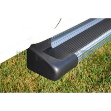 Owens Products Running Board End Cap Black ABS - 7600EC