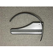 Owens Products Running Board Mud Flap Black Aluminum - 48007