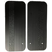 Owens Products Running Board Mud Flap Black Aluminum - C7000RSGB