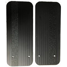 Owens Products Running Board Mud Flap Black Aluminum - C7000RSGB