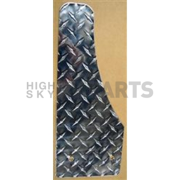 Owens Products Running Board Mud Flap Silver Aluminum - C8000SG