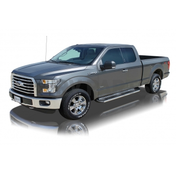 Raptor Series Running Board Polished Steel Stationary - 13030366-1