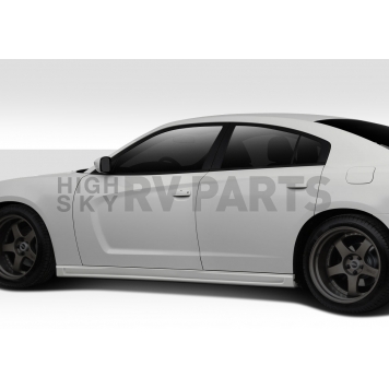 Extreme Dimensions Side Skirt - Primered Fiberglass Reinforced Plastic Black Set of 2 - 112239-4