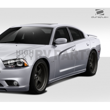 Extreme Dimensions Side Skirt - Primered Fiberglass Reinforced Plastic Black Set of 2 - 112239-5