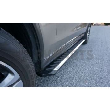 Romik USA Running Board Polished Aluminum Stationary - 37002418-2
