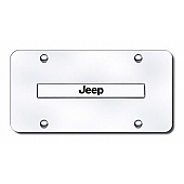 Automotive Gold License Plate - Jeep Stainless Steel - JEENGC