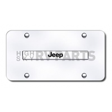 Automotive Gold License Plate - Jeep Stainless Steel - JEENGC