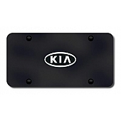 Automotive Gold License Plate - Kia Logo Stainless Steel - KIAOEMCB