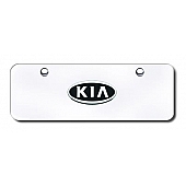 Automotive Gold License Plate - Kia Logo Stainless Steel - KIAOEMCCM