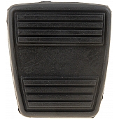 Help! By Dorman Brake Pedal Pad - Rubber Black OE Replacement - 20712
