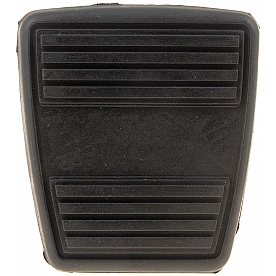 Help! By Dorman Brake Pedal Pad - Rubber Black OE Replacement - 20712