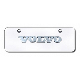 Automotive Gold License Plate - Volvo Stainless Steel - VOLNGCM