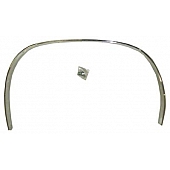 Goodmark Industries Wheel Well Molding - Left Side Silver Aluminum Single - CF95569L