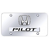 Automotive Gold License Plate - Pilot Stainless Steel - DPILPCC