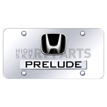 Automotive Gold License Plate - Prelude/Honda Logo Stainless Steel - DPRECC