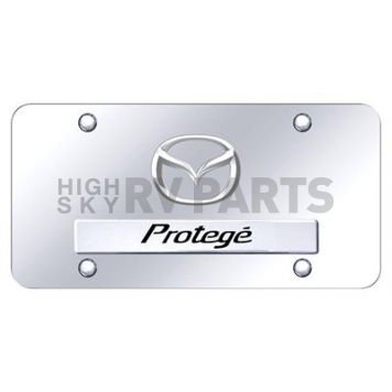 Automotive Gold License Plate - Protégé/Mazda New Logo Stainless Steel - DPRO2CC