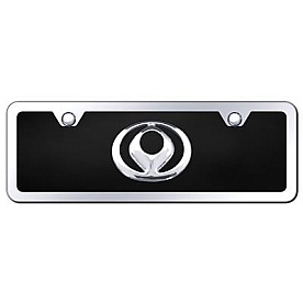 Automotive Gold License Plate - Mazda Old Logo Acrylic - PMAZCBMK