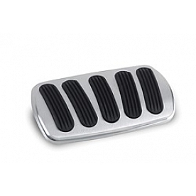 Lokar Performance Brake Pedal Pad - Aluminum Silver - BAG6184