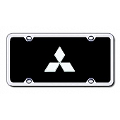 Automotive Gold License Plate - Mitsubishi Acrylic - PMITCBK