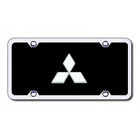 Automotive Gold License Plate - Mitsubishi Acrylic - PMITCBK