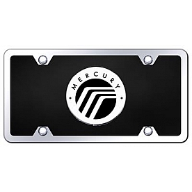 Automotive Gold License Plate - Mercury Acrylic - PMRYCBK