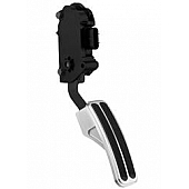 Lokar Performance Accelerator Pedal Pad - Aluminum With Rubber Pad Silver - DBW6200