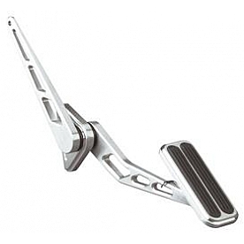 Lokar Performance Accelerator Pedal - Silver Aluminum - BAG6004