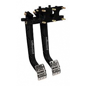 Wilwood Brakes Brake and Clutch Pedal Assembly - Black Aluminum - 34011299