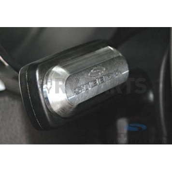 Steeda Autosports Turn Signal Lever Cover - Aluminum Silver - 5551228F